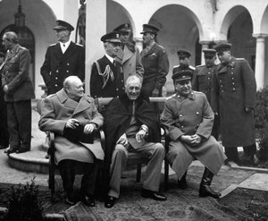 Konferenz der alliierten Führer, Jalta, Krim, UdSSR, Februar 1945