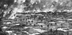 Eroberung des Wytschaete-Messines-Rückens, Belgien, Erster Weltkrieg, 7. Juni 1917