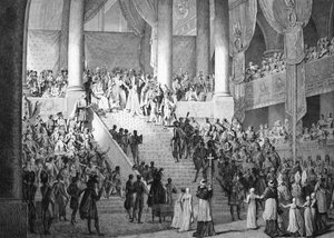 Weihe Napoleons und Krönung von Josephine durch Papst Pius VII., 2. Dezember 1804