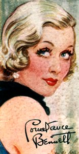 Constance Campbell Bennett, 1904-1965, US-amerikanische Schauspielerin, 20. Jahrhundert von Unbekannt