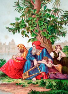 Beständigkeit der Juden in der Gefangenschaft in Babylon, 6. Jahrhundert v. Chr., ca. 1860