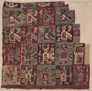 Eckfragment, wahrscheinlich von einer Tunika, 700-1100 n. Chr. von Unbekannt