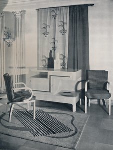 Ecke eines Raumes, entworfen von Hayes Marshall für Fortnum & Mason Ltd., London, 1936 von Unbekannt