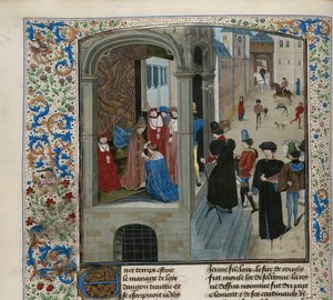 Krönung von Karl VI. von Frankreich, ca. 1470-1475 von Unbekannt