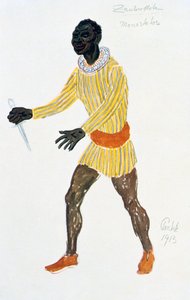 Kostümentwurf für Monostatos, 1913