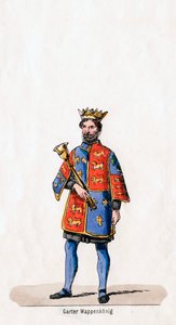 Kostümentwurf für Shakespeares Stück, Heinrich VIII., 19. Jahrhundert von Unbekannt