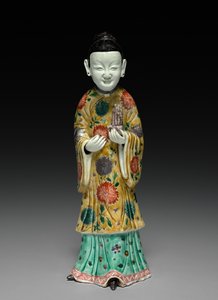Hofdame mit einem Sheng, 1662-1722