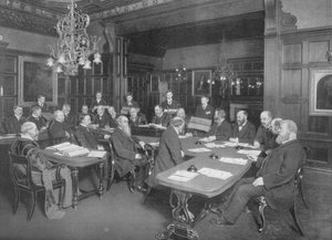 Gericht der Cutlers Company: Untersuchung der Arbeit ihrer Lehrlinge, London, 1902 1903