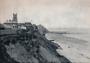Cromer - Die Kirche auf den Klippen, 1895 von Unbekannt