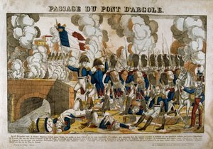 Überquerung der Arcola-Brücke, 15. November 1796, 19. Jahrhundert von Unbekannt