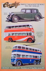 Crossley Motors Werbung, 1937 von Unbekannt