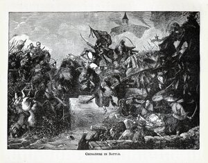 Kreuzritter in der Schlacht, 1882