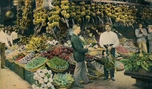 Kubanischer Obstladen, ca. 1910