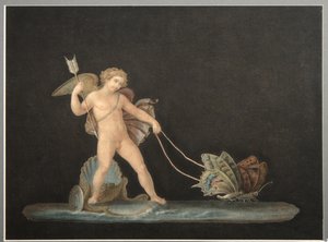 Amor mit Schmetterlingen von Unbekannt