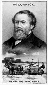 Cyrus Hall McCormick, irisch-amerikanischer Bauer, Erfinder, Geschäftsmann und Vermarkter, um 1924