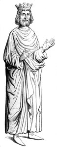 Dagobert I 603-689, Merowingerkönig, 16. Jahrhundert, 1849