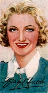 Dame Gracie Fields, englische Sängerin und Komikerin von Unbekannt