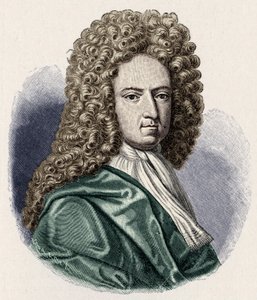 Daniel Defoe - Porträt. Englischer Autor und Journalist 1660-1731