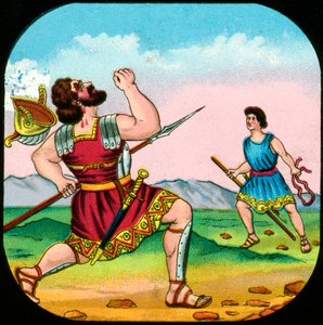 David tötet Goliath