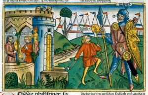 David besiegt Goliath und trifft Saul