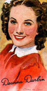 Deanna Durbin, 1921-1999, Sängerin und Schauspielerin in Hollywood-Filmen der 1930er und 1940er Jahre, 20. Jahrhundert von Unbekannt