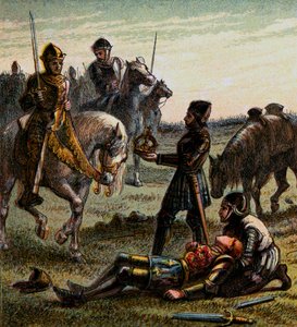 Tod von Richard III., 1485, um 1850 von Unbekannt