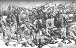 Tod von Oberst Burnaby, um 1885 von Unbekannt
