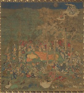 Tod des historischen Buddha (Nehan-zu)