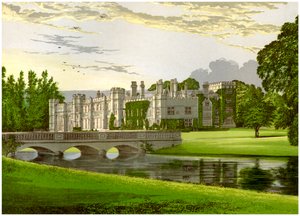 Deene Park, Northamptonshire, Heimat der Gräfin von Cardigan, um 1880 von Unbekannt
