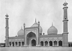 Delhi. Die Jumma Musjid von Unbekannt