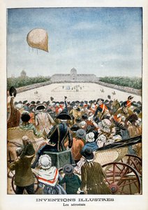 Abflug eines Ballons aus Paris am 27. Juni 1783