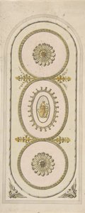 Entwurf für ein Paneel, 1748-92 von Unbekannt