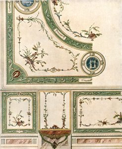 Entwurf für Deckendekoration, Italien, 1928 von Unbekannt
