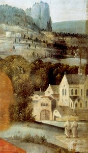 Detail vom Altarbild des Heiligen Antonius, 16. Jahrhundert
