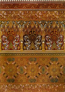 Details des oberen Teils des Lindarajas-Balkons, 1907 von Unbekannt