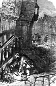Erkennung eines Brandstifters, Amerikanischer Unabhängigkeitskrieg, ca. 1776, ca. 1880
