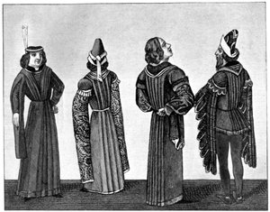 Entwicklung des Ärmels, 15. Jahrhundert, 1910 von Unbekannt