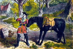 Dick Turpin 1706-1739, englischer Räuber und Straßenräuber von Unbekannt