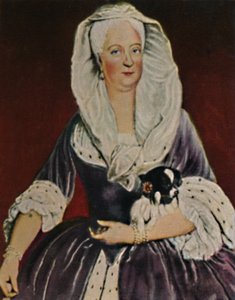 Die Mutter Friedrichs des Großen 1687-1757. - Gemälde von Pesne, 1934 von Unbekannt