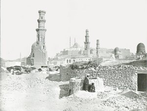 Fernansicht der Zitadelle, Kairo, Ägypten, 1895 von Unbekannt