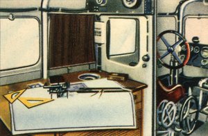 Navigationsraum des Dornier Do X Flugboots
