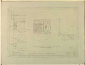 Zeichnung, Änderungen an 14 15 16 Washington Square North, Skizze Nr. 24