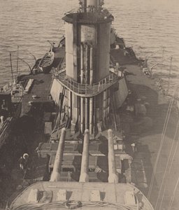 Dreadnought Imperator Aleksandr III in Bizerte, 1920