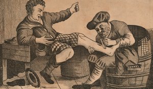 Druide und Highlander, 1812-1817 von Unbekannt