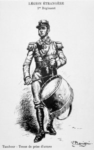 Trommler, 1. Regiment der Französischen Fremdenlegion, 20. Jahrhundert von Unbekannt