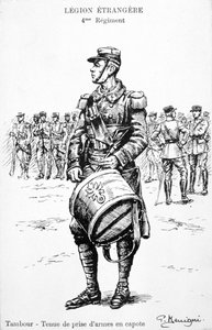 Trommler, 4. Regiment der Französischen Fremdenlegion, 20. Jahrhundert
