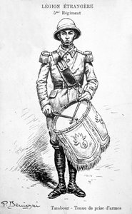 Trommler, 5. Regiment der Französischen Fremdenlegion, 20. Jahrhundert von Unbekannt