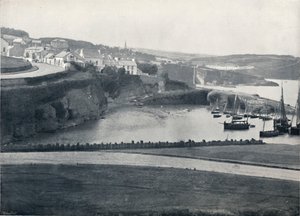 Dunmore - Die Stadt und der Hafen, 1895 von Unbekannt