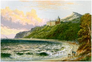 Dunrobin Castle, Sutherland, Schottland, Heimat des Herzogs von Sutherland, um 1880 von Unbekannt