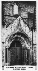 Durham Kathedrale Tür, Nordseite, ca. 1920er